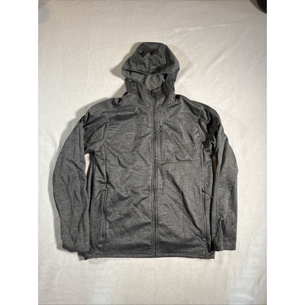 The North Face Canyonlands Hoodie Mens Large Gray Full Zip Gorpcore Fleece